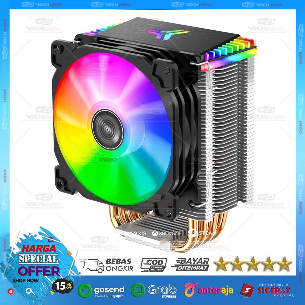 Fan Cooler Processor / Heatsink RGB / Heat Sink RGB Jonsbo CR-1400 / CR1400 RGB Universal !!