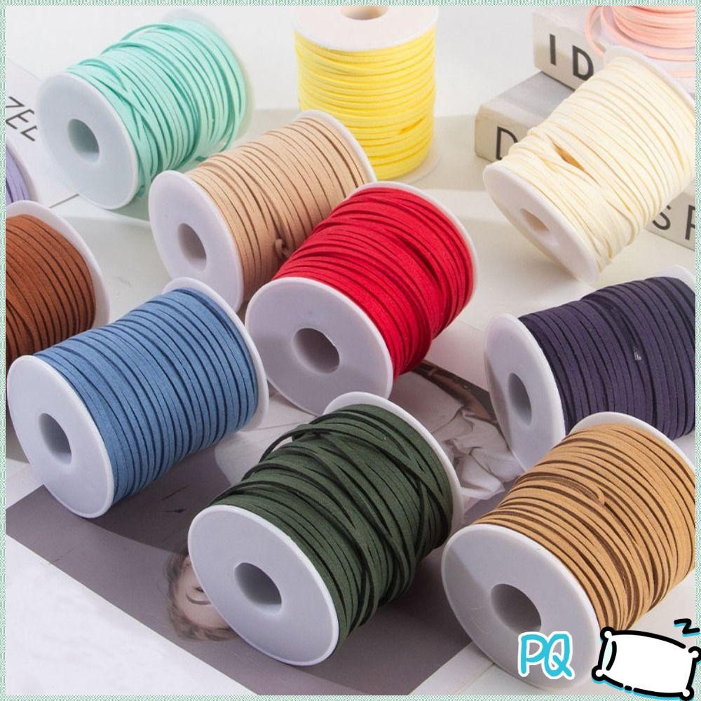 หน้า เข็มขัดเชือกหนัง,3มิลลิเมตร50หลา มารยาท หนังกลับถักสาย,แบนหลายสีเครื่องประดับสร้อยข้อมือทํา