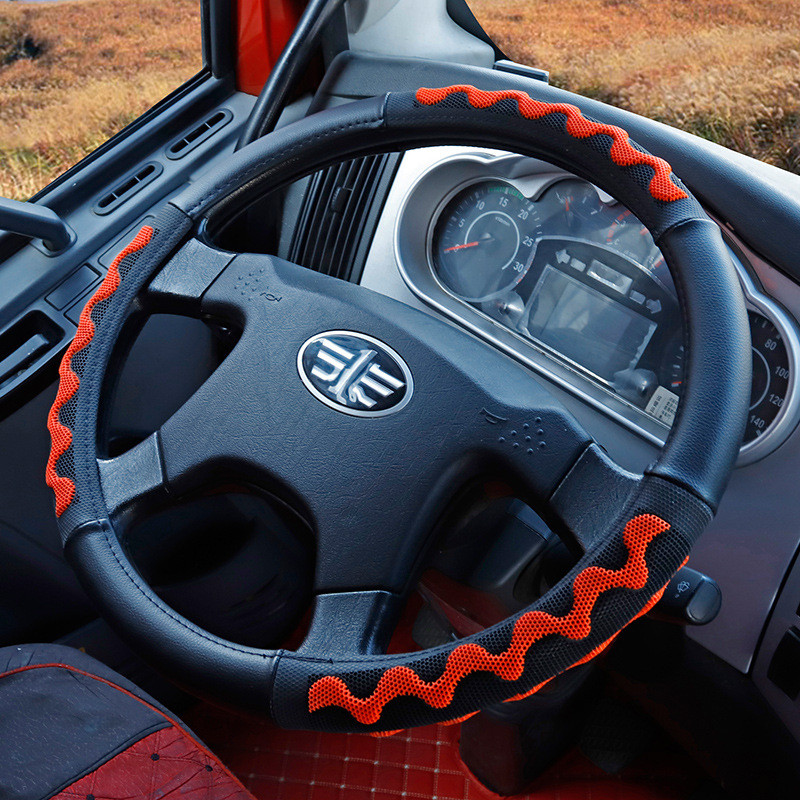 เหมาะสําหรับ FAW Liberation J6P JH6 วัน v430 Henway vj6f Tiger vh Sailong Grip ฝาครอบรถบรรทุกพวงมาลั