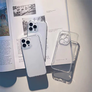 ซองกันกระแทกแบบง่ายรองรับสำหรับ For iPhone16 11 12 13 14 Pro Max 7 8 Plus XR X XS 14 15 Plus เคส Case SE จัดส่งในพื้นที่