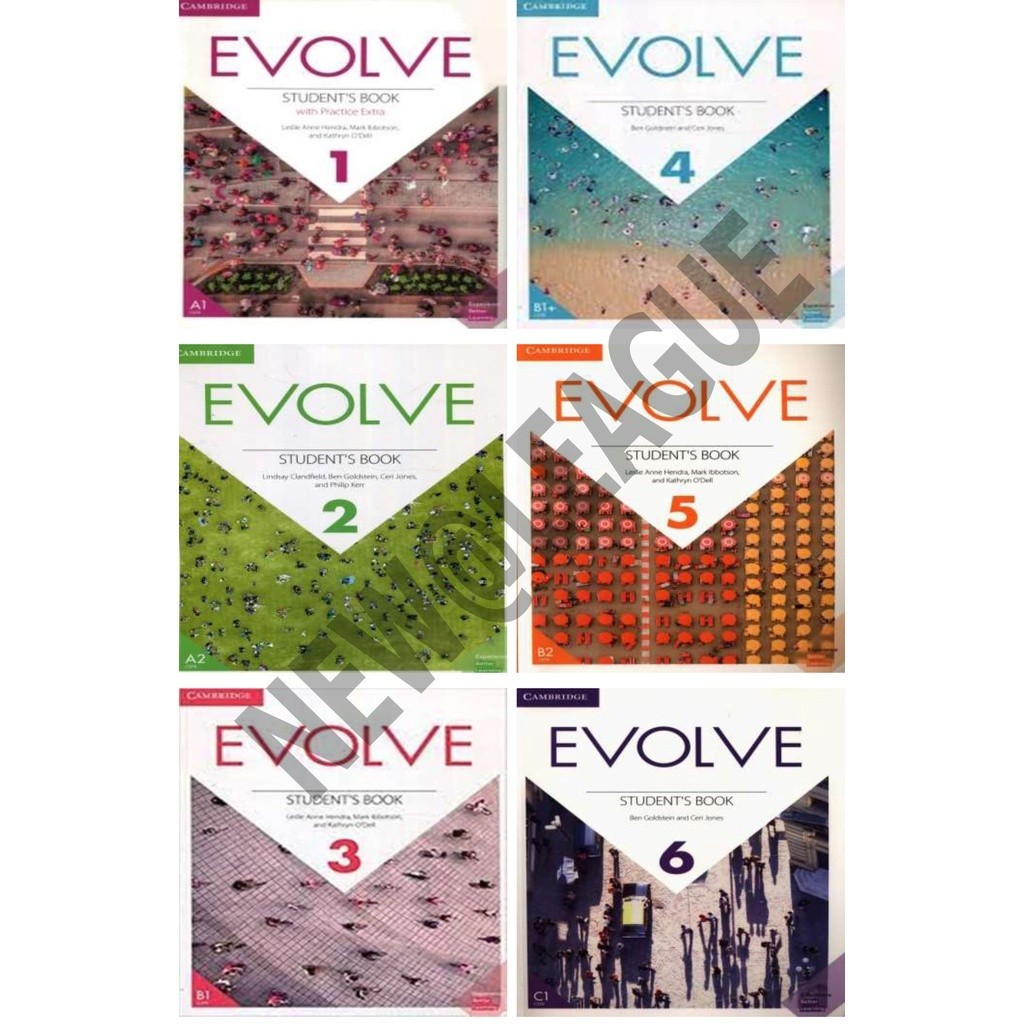 หนังสือนักเรียน / Cambrid Evolve Stage 12345 / สี