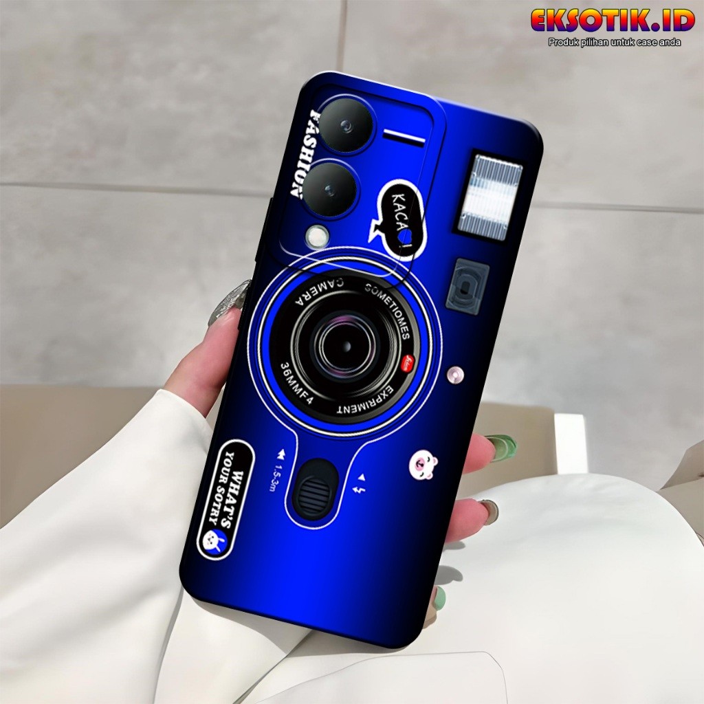 VIVO Y17S กรณี Eksotik.id VIVO Y17S ปลอก VIVO Y17S ซิลิโคนโทรศัพท์มือถือผิวอุปกรณ์เสริม Hardcase Sof