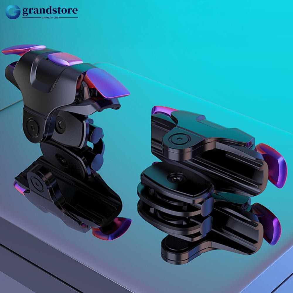 GRANDSTORE 1 คู่โลหะ Iridescent ปุ่มเกม Controller Grips King ไก่ 3rd Gen ทางกายภาพเสริม Grips สําหร