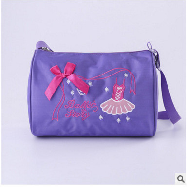 กระเป๋าปัก kappa bkk กระเป๋าเต้นรำสำหรับเด็กกระเป๋าเป้สะพายหลังกระเป๋าเต้นรำละตินสำหรับเด็กผู้หญิงกร