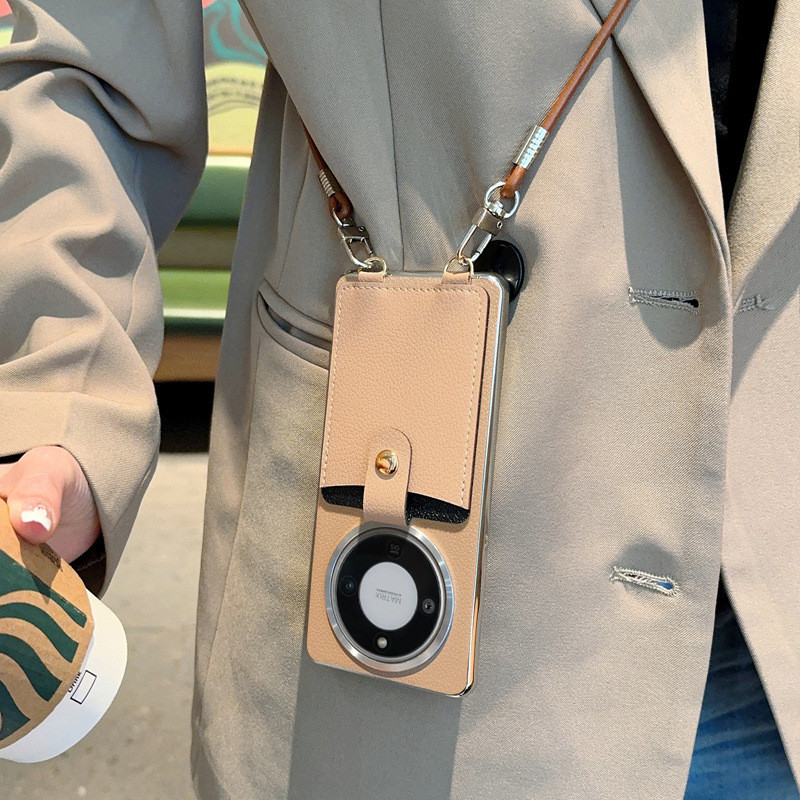 เหมาะสําหรับเคสโทรศัพท์ Honor x70 พรีเมี่ยมไฟฟ้ากันกระแทก Honor X70 หนังธรรมดาลายลิ้นจี่เคสป้องกัน C