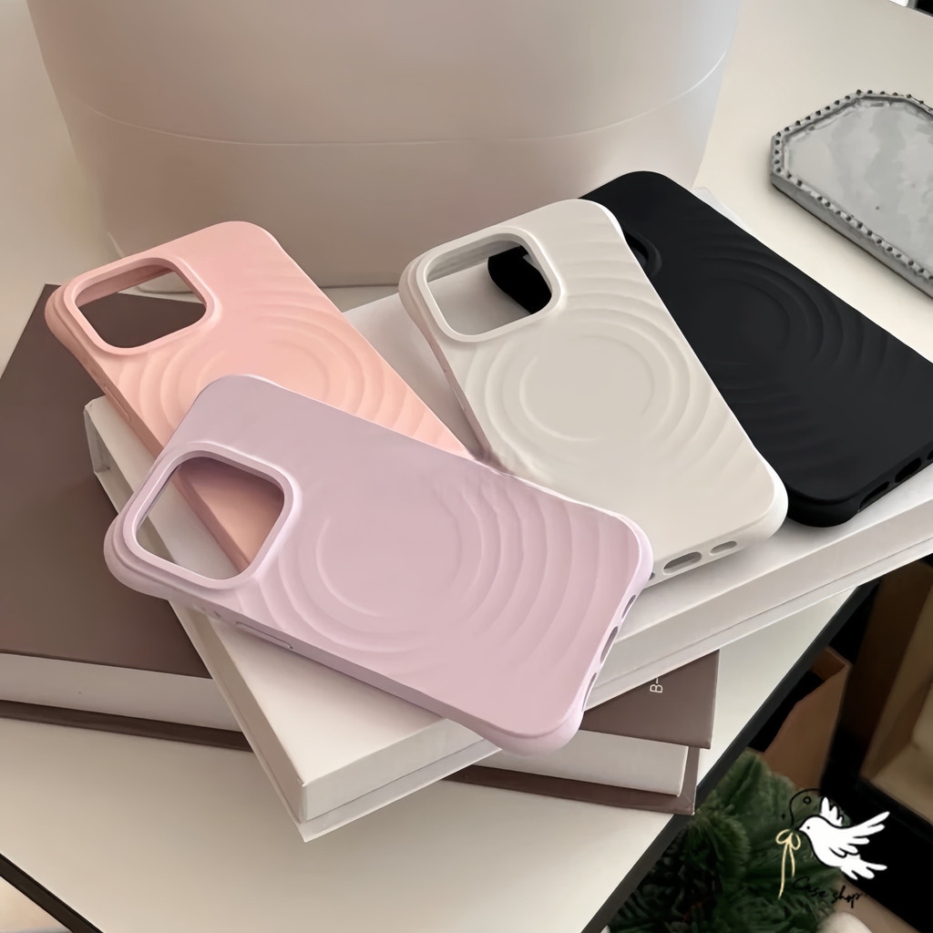 COD-ในไทย💥Simple  เคสโทรศัพท์แม่เหล็กสําหรับ For IPhone 11 16 14 15 12 13 Pro Max Plus ซิลิโคนกันกระแทกโทรศัพท์ปกหลัง