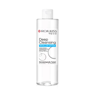 Rojukiss Deep Cleansing Micellar Water 400ml โรจูคิส ไมเซลล่าร์ วอเตอร์.