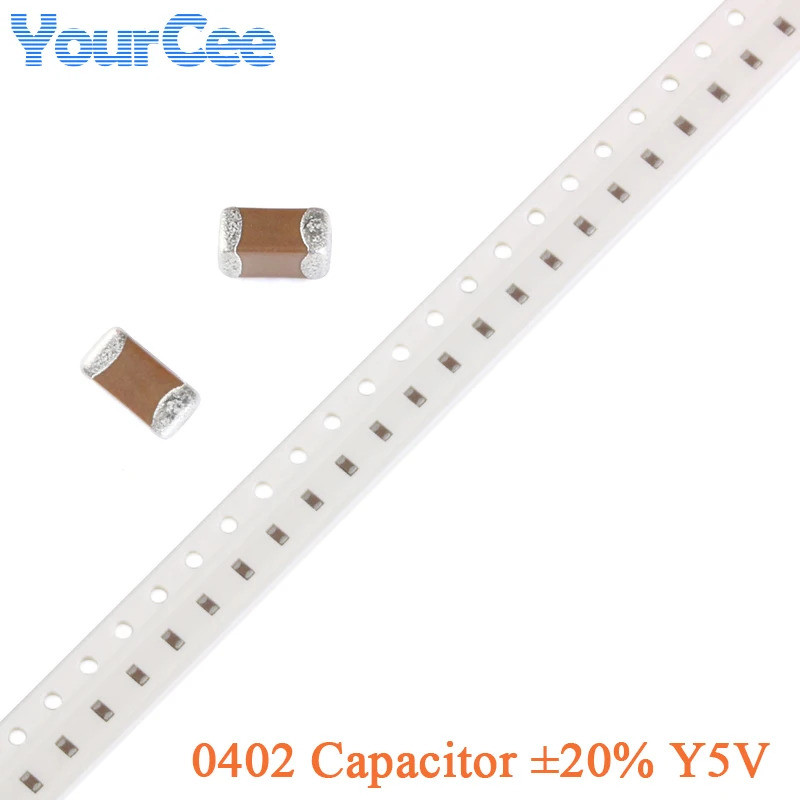 100 ชิ้น 0402 ตัวเก็บประจุ SMD ±20% Y5V 82nF 20nF 15nF 1uF 100nF 47nF 22nF