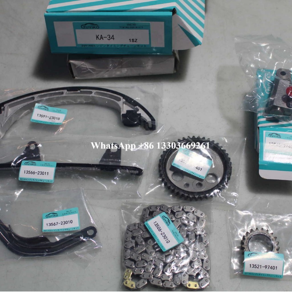 1SZ ซ่อมเวลาเหมาะสําหรับ Toyota 1SZ-FE ชุดซ่อมจับเวลาเครื่องยนต์ KA-34 135206-2010