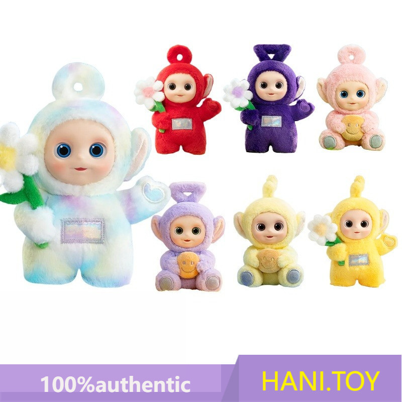 POPMART Teletubbies Series < Say Hello} กล่องปริศนาจี้ตุ๊กตา