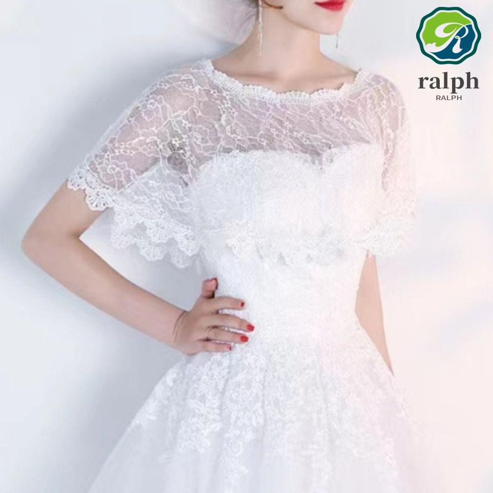 RALPH Shawl Poncho ลายลูกไม้บางเบา เหมาะสำหรับสวมทับและเพิ่มสไตล์