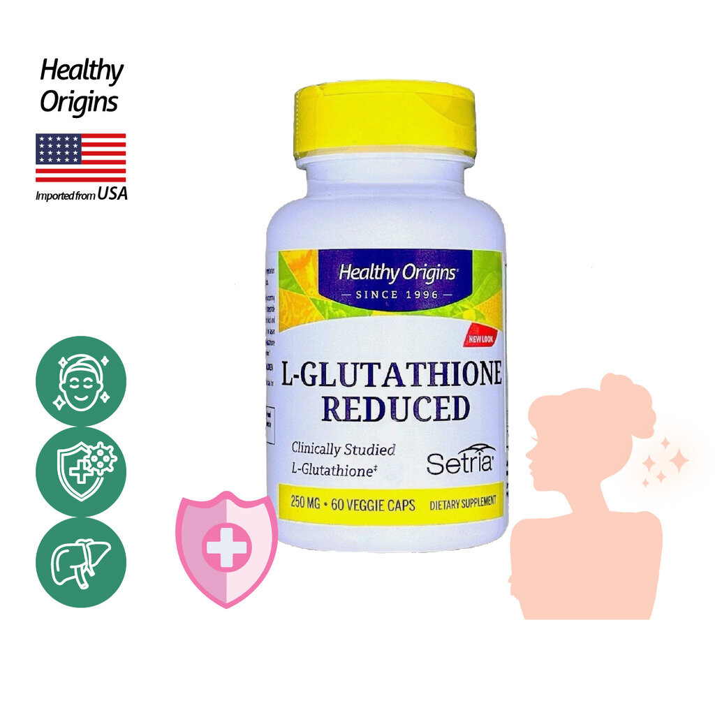 เฮลท์ตี้ ออริจินส์ แอล-กลูต้าไธโอน (250/500) mg Healthy Origins L-Glutathione DSCT /กินร่วมกับ แอสต้าแซนทีน ไบโอติน บ...