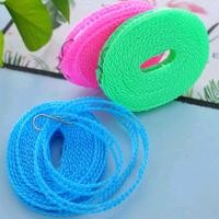 T39 CLOTHESLINE พร้อมที่แขวนของ HOLES 10 เมตร & 5 เมตร LENGTH 5M 10M COLORFUL