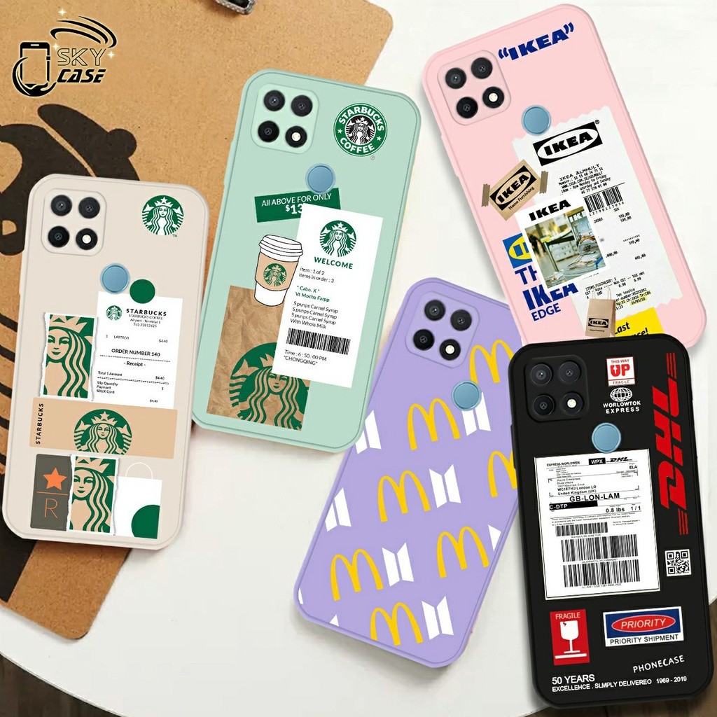 Softcase macaron [UV 02] OPPO A15 A16 A74 4G, 5G OPPO RENO 6 4G RENO 6 5G RENO 7 5G RENO 4F 5F A3S A