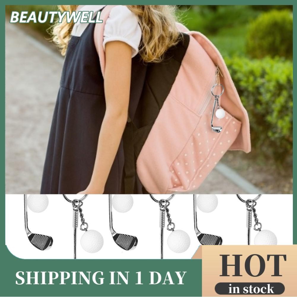 Beautywell AQXREIGHT 6PCS B Keychain Alloy Key Key Decoration สำหรับ Handbag Serves หรือ a