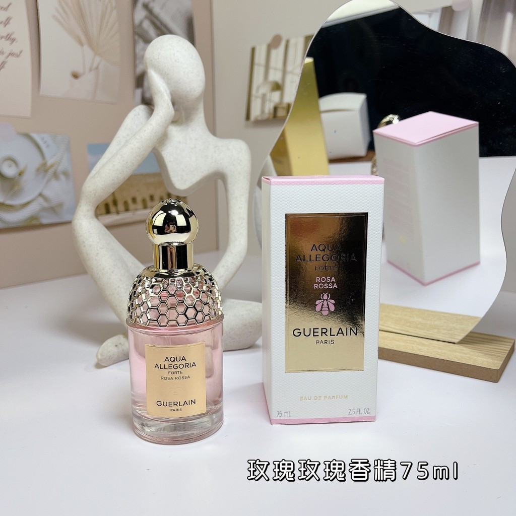 ส่วนบุคคลรูปแบบใหม่ 55 Guerlain Flower Water Series Rose Perfume 75ml Perfume Rose Middle Tone Woody