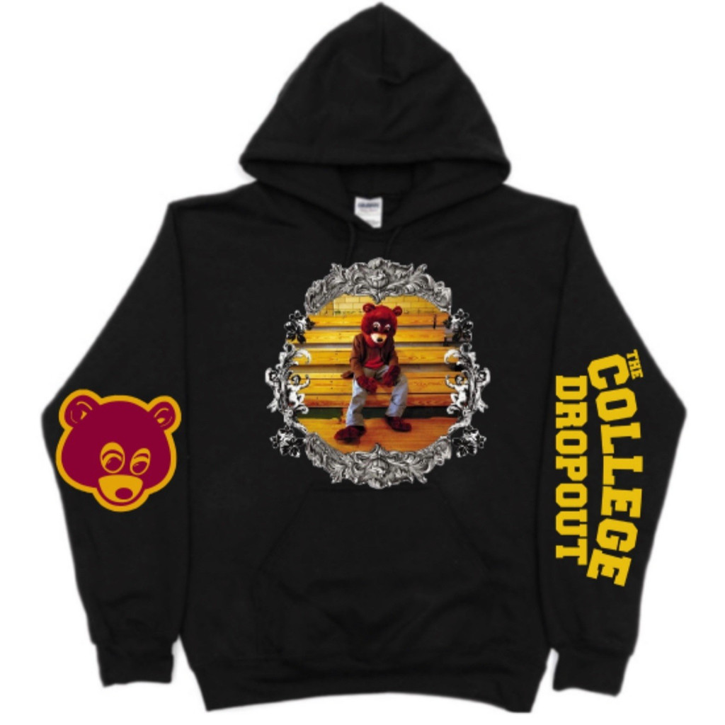 เสื้อกันหนาวมีฮู้ด Kanye West The College Dropout พร้อมส่ง
