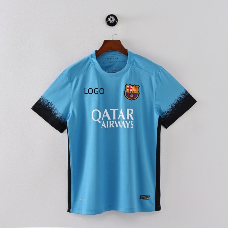 AAA+(Retro Edition)2015/16 Barcelona 3rd Football Jersey S-2XL *-*-
