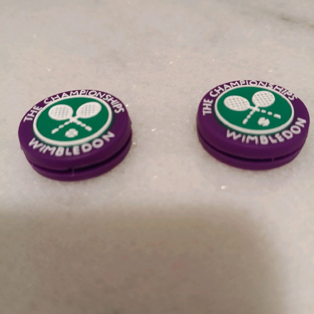 UNGU Dampener Tennis Damper Wimbledon wilson Tennis Damper สีม่วงเทนนิส Damper แร็กเก็ตเทนนิส