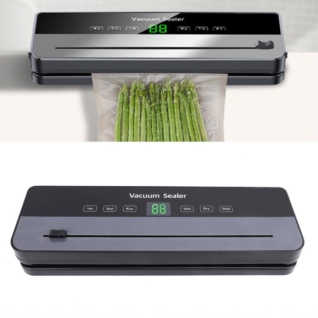 Soyoung เครื่องซีลสูญญากาศอัตโนมัติอาหารโหมดชื้นแห้ง 6 เครื่องหน้าจอ LED และถุง 30 ชิ้น 65KPA ถึง 85