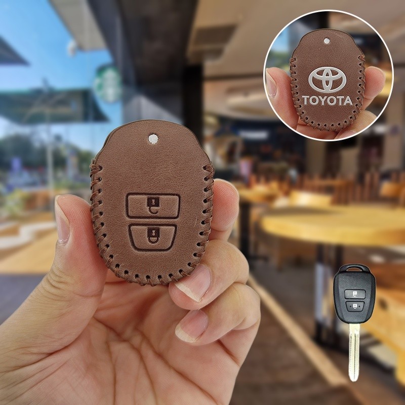 ที่หุ้มกุญแจสําหรับ Toyota Ativ Yaris 2019 2022 2021 2020 ative vios 2013 2014 2017 2024 กระเป๋าใส่กุญแจรถยนต์ ปลอกกุญแจรถยนต์ - รูปที่ 3
