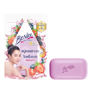 Benice บีไนซ์ สบู่ก้อน ฟรุต คอลลาเจน มิกซ์ เบอร์รี่ แอนด์ โทเมโท 120 กรัม