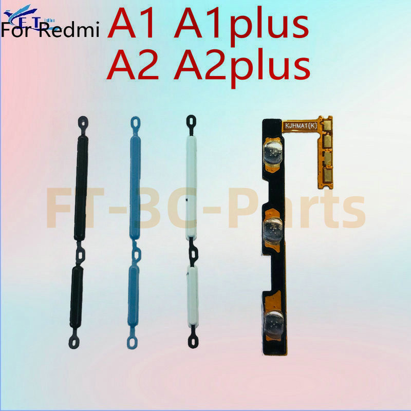 สําหรับ Redmi A1 A1 + A2 A2 + เปิดสวิตช์ปุ่มปรับระดับเสียง flex เปลี่ยน