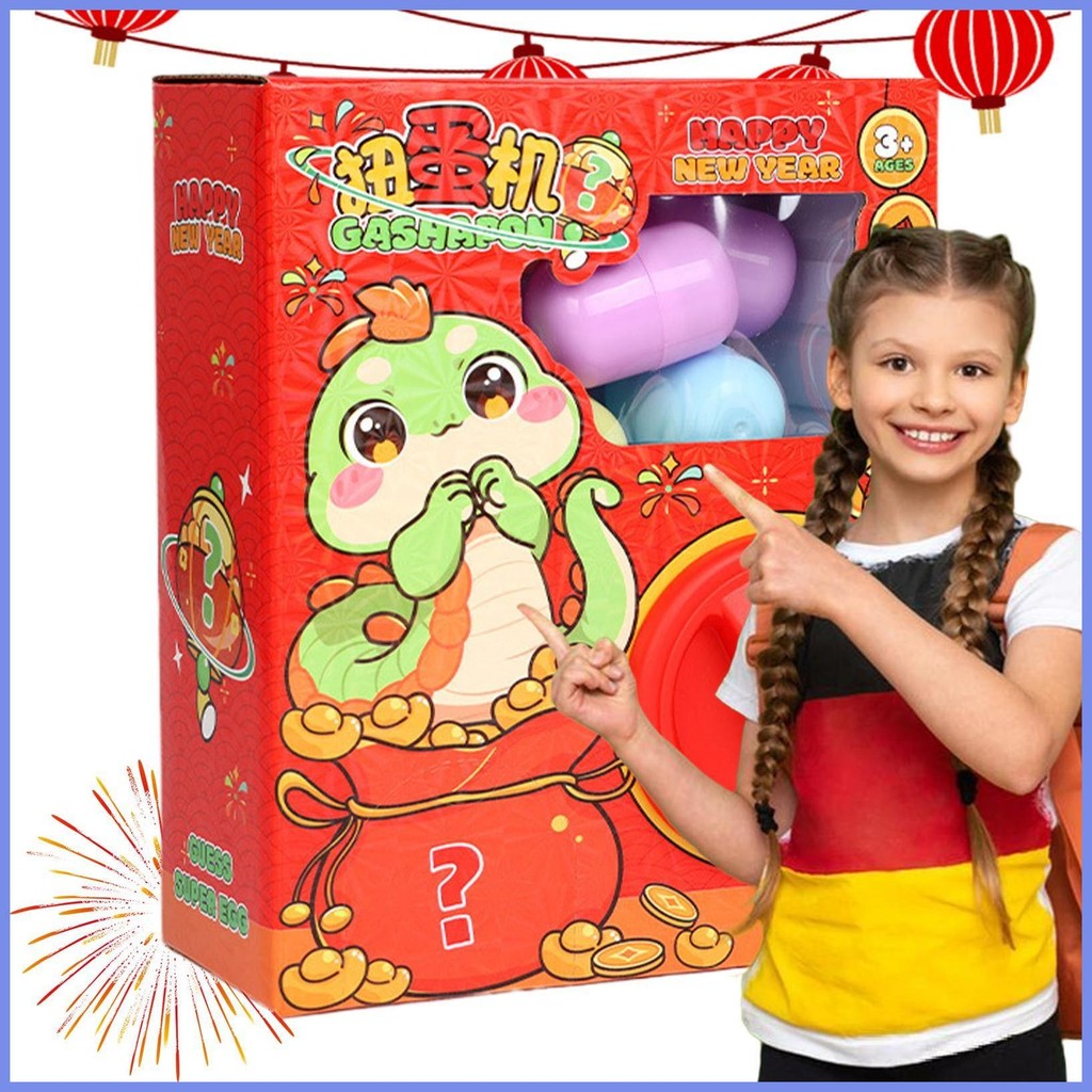 Gumball Machine ของเล่น Claw Machine ของเล่นสําหรับเทศกาลฤดูใบไม้ผลิปีใหม่ Gashapon Dispensing ของเล