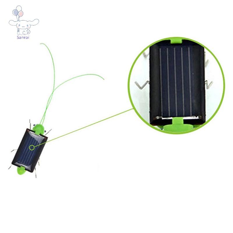 [San] Solar grasshopper Powered Robot Toy Todor Gadget Gift ของเล่นพลังงานแสงอาทิตย์ POP