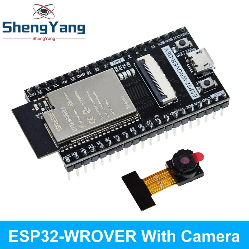 2022 ใหม่ล่าสุด ESP32 CAM โมดูลกล้อง ESP32-WROVER Board พร้อมกล้อง Wi-Fi โมดูลบลูทูธสําหรับ Arduino 