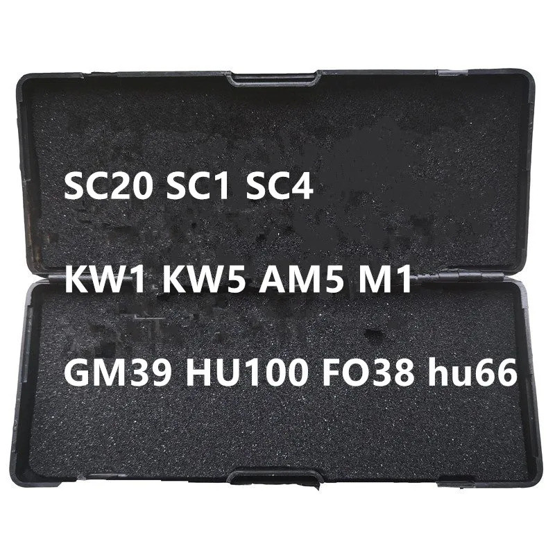 LiShi 2 in 1 SC20 SC1 SC4 KW1 KW5 AM5 M1 GM39 HU100 FO38 Hu66 เครื่องมือช่างกุญแจ