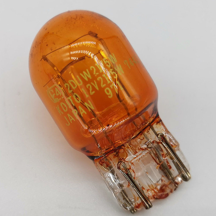 ญี่ปุ่น KOITO KOITO T20 W21W W21/5W WY21W 7440 7443 พวงมาลัยย้อนกลับเบรคหลอดไฟ