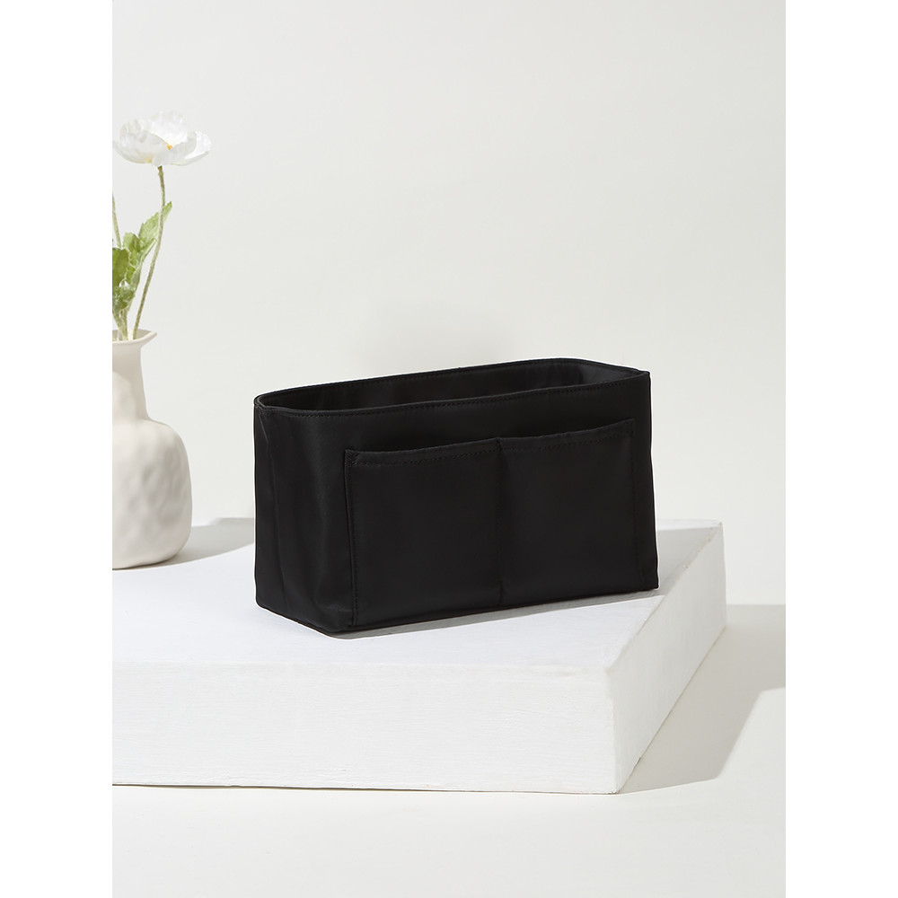 Excellent Portable Nylon Clutch Outing Tote Bag Liner Bag Simple Durable Cosmetic Bag Solid Color Ny