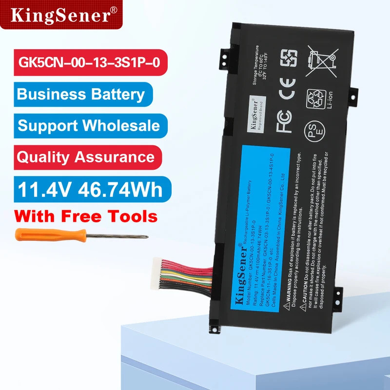 KingSener GK5CN-00-13-3S1P-0 แบตเตอรี่สําหรับ MECHREVO X8Ti Z2 MACHENIKE T90 Plus T90-T3p F117-B F11