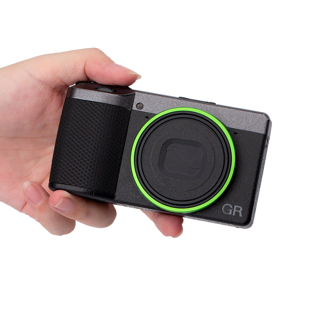 เหมาะสําหรับ Ricoh GR4 เลนส์แหวนตกแต่งแหวน Ricoh gr4 เลนส์แหวนแดงส้มสีเหลืองสีเขียวสีฟ้า