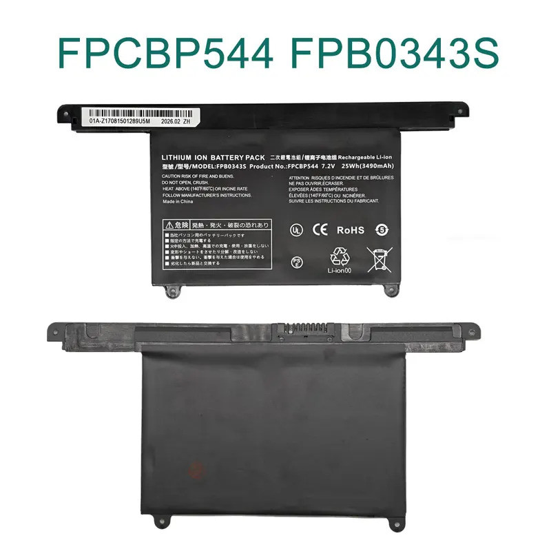 7.2V/25WH-3490mAh FPCBP544 FPB0343S แบตเตอรี่แล็ปท็อปสําหรับ Fujitsu LIFEBOOK U939/A U938/S Series C