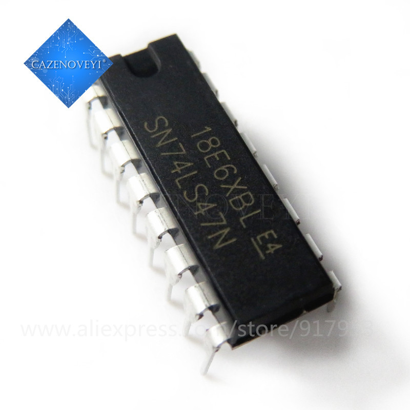 10 ชิ้น SN74LS47N SN74LS47 74LS47N 74LS47 DIP-16 ชิปเดิมใหม่