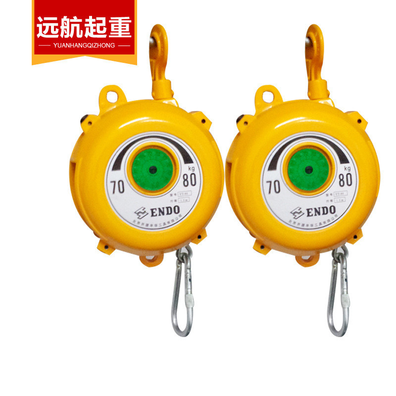 Tower Balancer Crane Hook 40-50กก.ความตึงเครียดฤดูใบไม้ผลิ Balancer Self-Locking Tower Balancer Cran