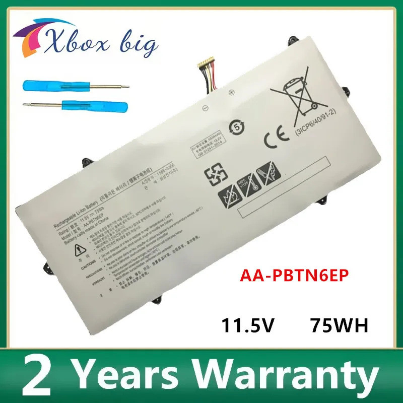 11.5V 75WH AA-PBTN6EP แบตเตอรี่แล็ปท็อปสําหรับ SAMSUNG 900X5T 900X5T-X78L 900X5T-X01 900X5T-X02 900X