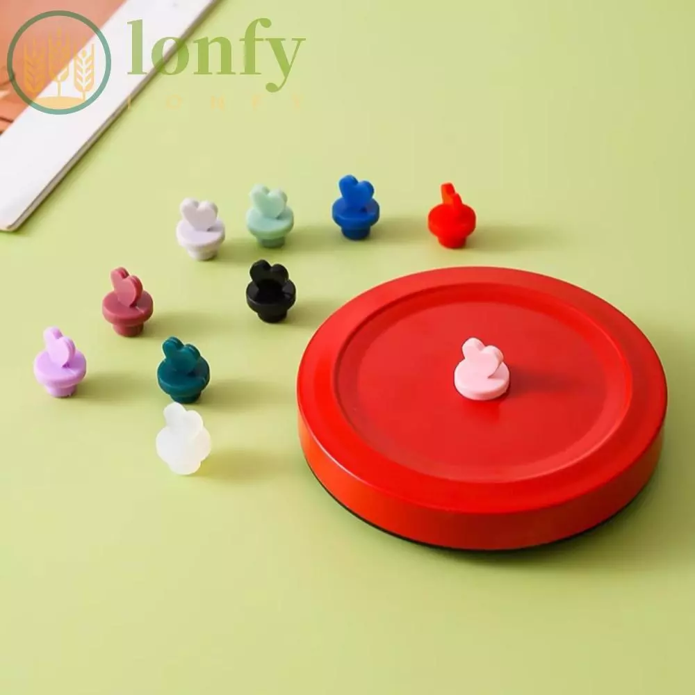 LONFY ปลั๊กซิลิโคนปิดรูฟางกันฝุ่นสำหรับแก้วน้ำ - รูปที่ 1