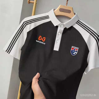 ทีมประเทศไทย Warrix สามบาร์ Raglan ไหล่ 2026 เสื้อโปโลกีฬาผู้ชายสไตล์ใหม่ Quick-Drying Breathable การฝึกอบรมในครัวเรือน Top Multi-สีตัวเลือกน้ําหนักเบากลางแจ้งแขนสั้นทีมฟิตเนส Casual