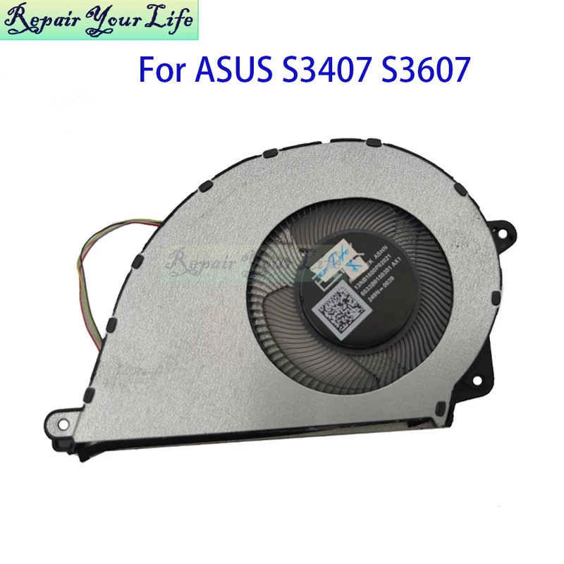 * แล็ปท็อปพัดลมระบายความร้อน CPU Cooler สําหรับ ASUS Vivobook S3407 S3607 S3607CA S3607QA S3407QA S3