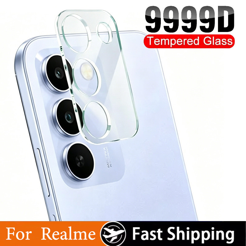 ฟิล์มกระจกนิรภัยหุ้มเลนส์กล้อง 3D ครอบเต็ม สำหรับ Realme Note 80 70 70T 60 60x 50 C100 C100i C100x C85 Pro C75 C75x C71 C65 C63 C61 C55 C53 C51 5G 4G 2026