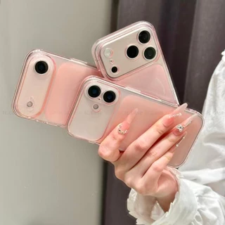 เคสนิ่มผิวขุ่น for iPhone 17 16 15 14 13 Pro Max 17Promax 17Pro 16Pro 16Promax 15Promax protection เคสโทรศัพท์ 001