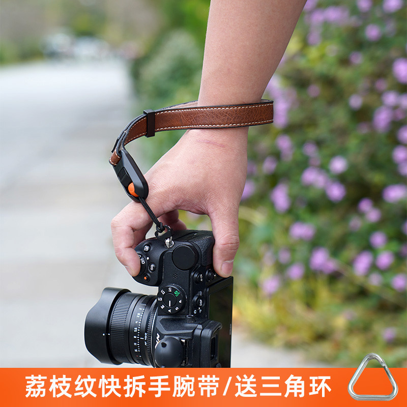 สายรัดข้อมือแบบปลดเร็วเหมาะสําหรับ Canon r10 Sony a7c2 Lanyard Fuji xa3xs20 Nikon z30z63 Micro Singl