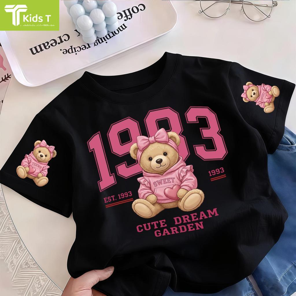 COD (Ho Chi Minh)Kids T Mall เสื้อยืดแขนสั้นพิมพ์ลายการ์ตูนเสื้อหลวมและน่าประทับใจ แฟชั่นสําหรับเด็ก