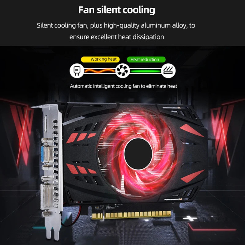 GT730 เดสก์ท็อป PC กราฟิกการ์ด HD + VGA + DVI DDR3 4GB เดสก์ท็อปการ์ด PCI-E2.016X คอมพิวเตอร์กราฟิกก