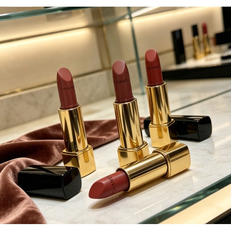 ((Mumus Shop) นูน Comet Press ลิปสติก 8 สี All Hairy, Velvet Matte ที่มีบางกระพริบดูแพง Lip Color Ma