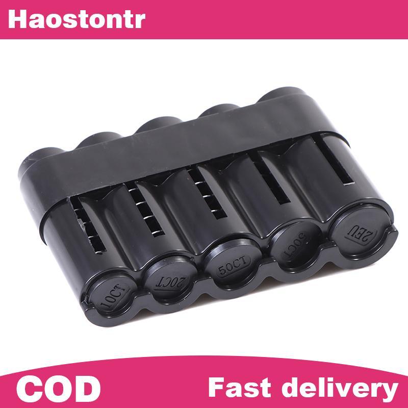 Haostontr Creative Storage Coins Purse Storage Box Euro Coin Dispenser Coin Holder PH