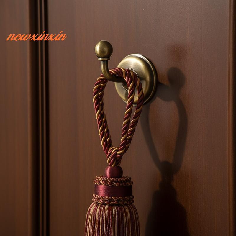 [NT-t] 2PCS ม่านโลหะ Holdba ตะขอโลหะผสมสังกะสีติดผนัง Tie Ba แขวนสําหรับผ้าม่านหน้าต่างตกแต่งบ้าน Strong สนับสนุน [ใหม่]